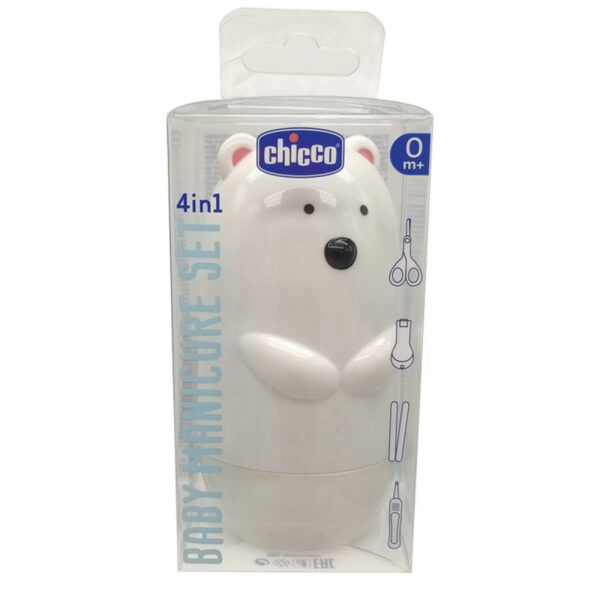 chicco set de manicura bebe oso polar
