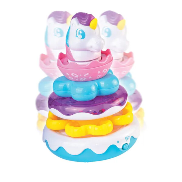 Little Learner Musical Unicorn Stacking Rings | Grupo BabyStore