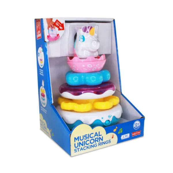 Little Learner Musical Unicorn Stacking Rings | Grupo BabyStore
