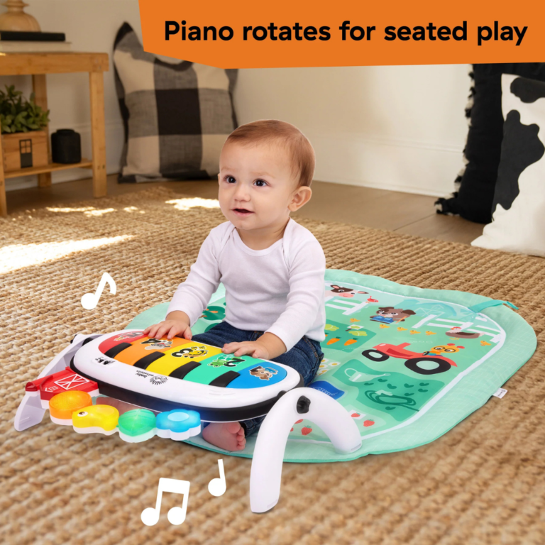 Baby Einstein, Tapis d'Eveil la Chenille, arche d'activité et jouets